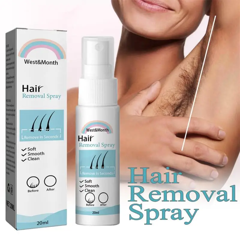 20 ml Dauerhaftes Haarentfernungsspray, hemmt das Haarwachstum, schmerzfreie Haarentfernung, für Achseln, Beine, Haut und Körperpflege, für Männer und Frauen_voghion.com