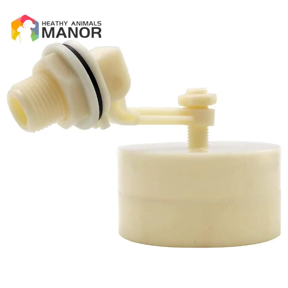 1/2 3/4 Inch Plastic Water Float Valve Shut Off Automatic Feed Fill Fish Tank Aquarium Humidifier