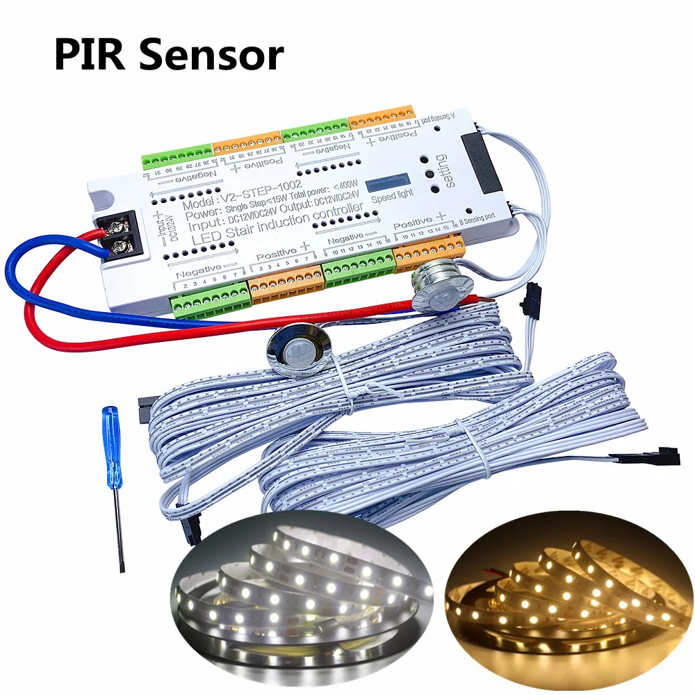 Tira led con sensor de movimiento - Luz blanca cálida