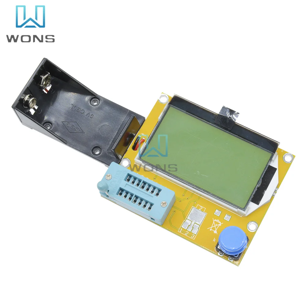 LCD ũ Ƽ Ʈ ׽, LCR-T4 Mega328, M328, 跮 Ʈ ̿, ذ ĿнϽ, ESR 跮, MOS, PNP, NPN, L, C, R