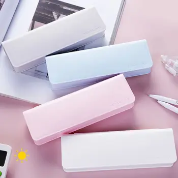 Astuccio in plastica di alta qualità Astuccio portatile per penne di grande capacità Organizzatore di cancelleria Studenti elementari