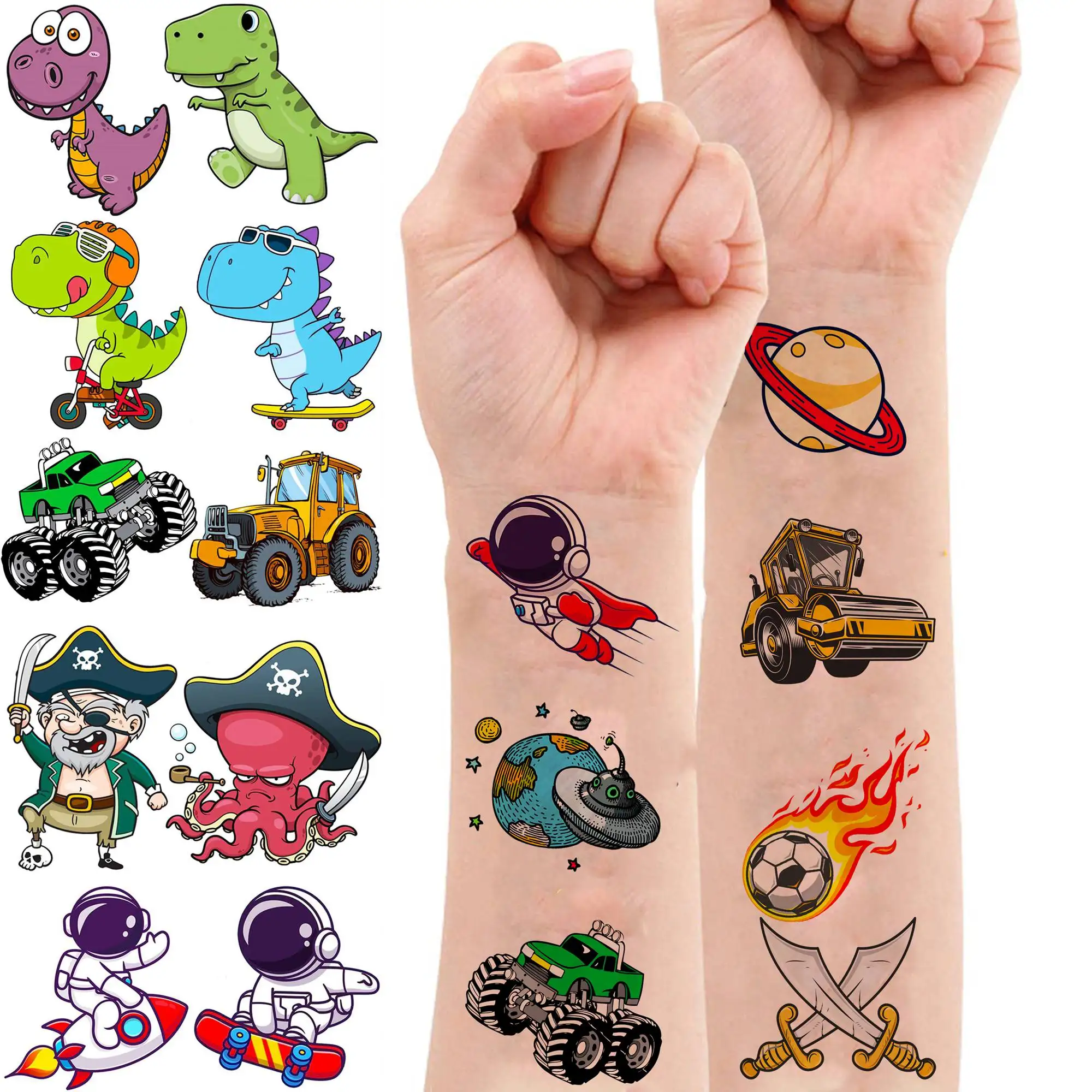 Tatouage Temporaire Enfant 400Pcs Tatouages Pour Enfants