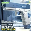 Automatic Water Gun Pistol Electric Portable Guns Children Pool Beach Outdoor games Fight Shooting Squirt Toys for Boys Kid 1