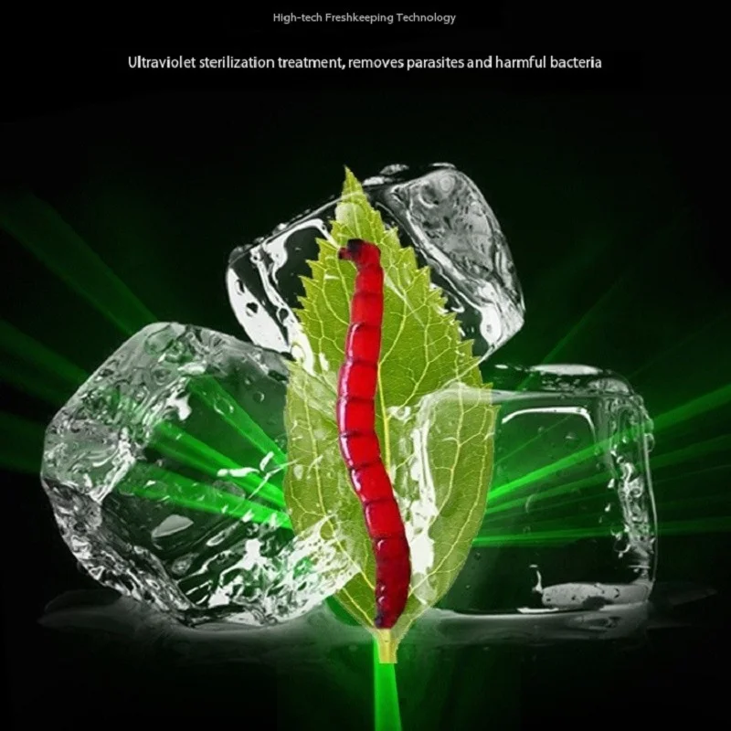 Natural Freeze Dried Bloodworms Cube Tubifexes Worms High Protein Fish Feed For Aquarium Tropical Fish Marine Fish Frog Tortoise 6