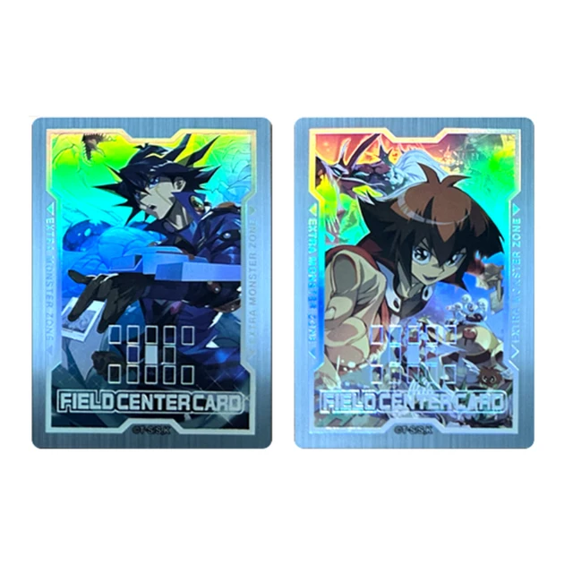 5Pcs/set Yu-Gi-Oh! Protagonist Venue Center Card DIY Homemade Game Toys Bronzing Collection Card Christmas Birthday Gift 6