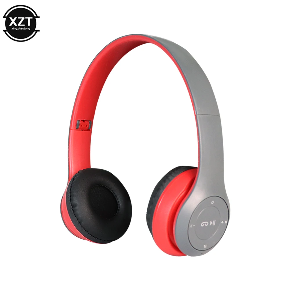 Wireless Headphones 5.0 Bluetooth Earphone Foldable Bass with Memory TF Card For iPhone Xiaomi Sumsamg Phone With Mic Headsets