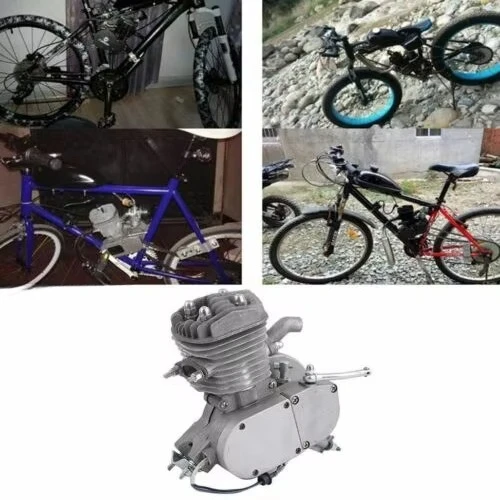 80cc 모터 장착 자전거 푸시 바이크 2행정 모터 엔진 키트 가솔린 세트