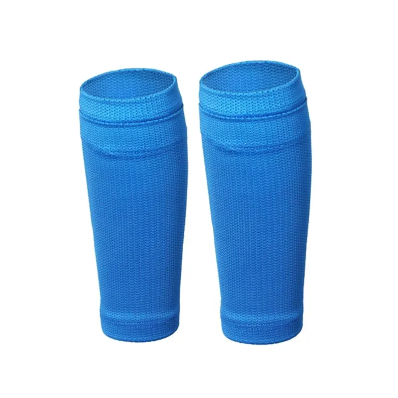 1 Pair Soccer Shin Guards Pads With Pocket Adult Kids Professional Leg Sleeves Support Football Compression Calf Equipment soccer shin guards shin guard pads