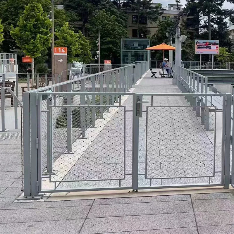 Cable Fence with Flexible Stainless Steel Rope Mesh Anti-corrosive