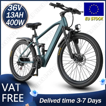 Aairsk GT900 Bici Elettrica Per Adulti Picco 540W 36V13AH Batteria Pendolari E-bike Fuoristrada 24 pollici Pneumatico Città Doppia Sospensione E-Bicicletta