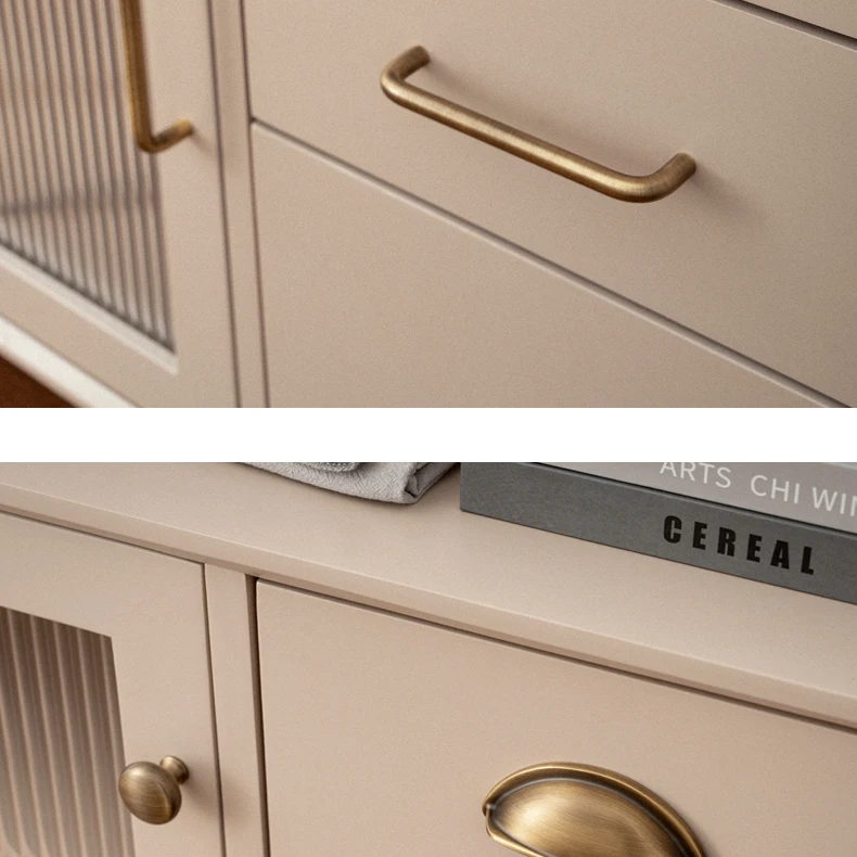 solid brass drawer pull for kitchen units