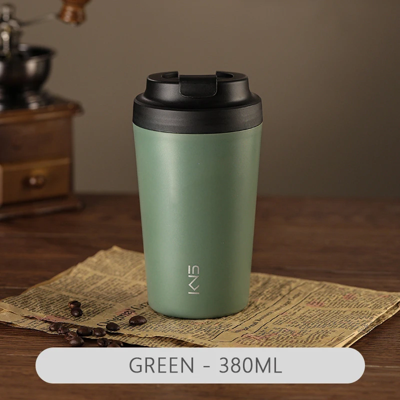 New High Value Portable Ceramic Liner Coffee Cup Sealed Leak-Proof Car  Insulation Mug 380ml Men And Women General Gift Tea Cup