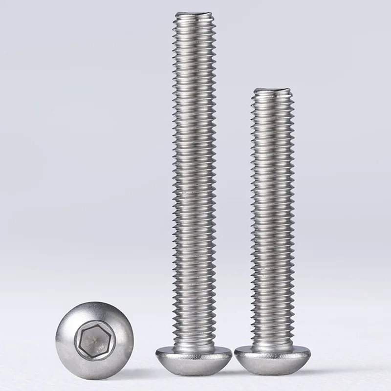 M3 / M4 Button Head Allen Socket Bolts – High Tensile A2 Stainless Steel, Domed 1 thumbnail image