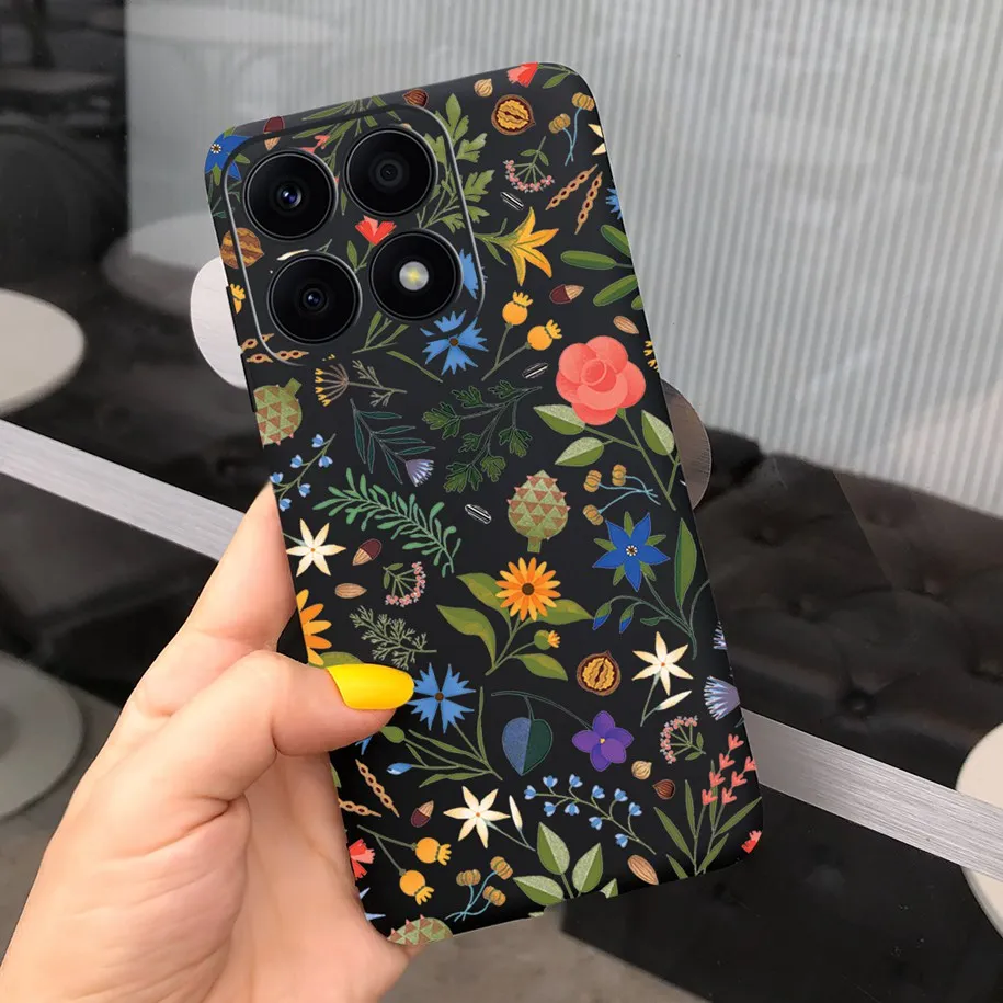 Daisy Flower Soft Silicone Phone Case Cover - Fashionable TPU Design
