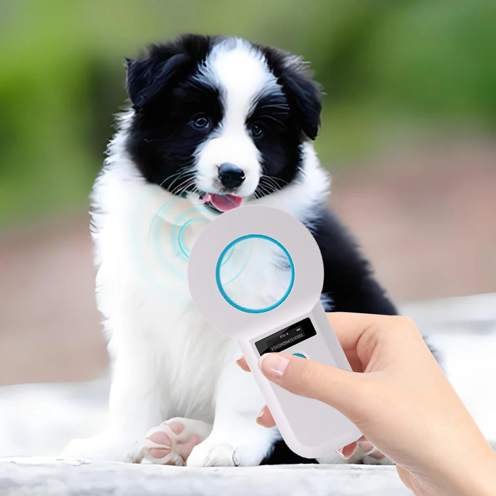 Pet Chip Scanner Rfid Pet Certificate Handheld Card Reader Rfid Farm Animal Ear Tag Acquisition Identification Device