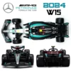 Bburago 1:43 Mercedes-AMG Petronas F1 Team W15 2024 #44 Hamilton #63 George Russell Alloy Car Die Cast Model Toy Collectible 1