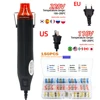 150pcs Solder Seal Wire Connectors 3:1 Heat Shrink Insulated Electrical Wires Terminals Butt Splice Waterproof Hot Air Heat Gun 1