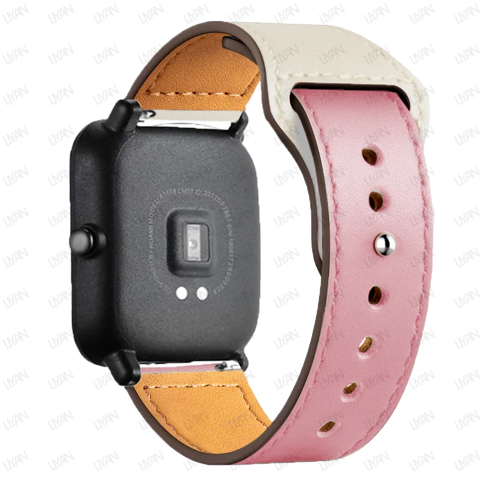 Premium Leather Watch Band - Elegant 20mm/22mm Strap Bracelet