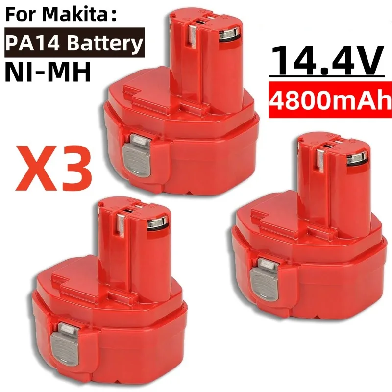 Makita PA14 / 1422 / 1433 / 1434 / 1435 accu (14.4 V, 3.0 Ah, huismerk) Makita