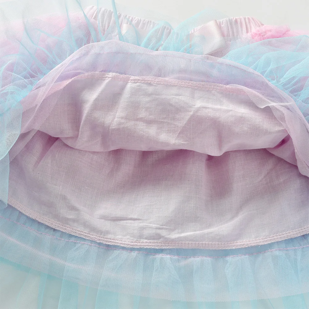 Ballet Tutu Skirt VIKITA Girls Tulle Tutu Skirts Kids Princess Layered Ball Gown Pettiskirt Ballet Dance Party Birthday Cake Sweet Mini Skirt