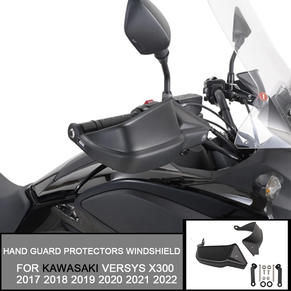 

Motorcycle Windproof Handguards Protector Handlebar Handguard Shield For Kawasaki Versys X300 X 300 2017 2018 2019 2020 2021 22