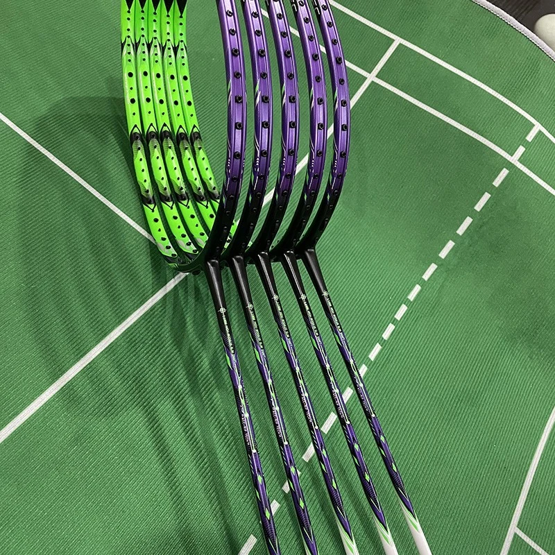 halbertec 9000 without Lining Offensive Type Maximum Support 35lbs Offensive Professional Badminton Racket badminton racket