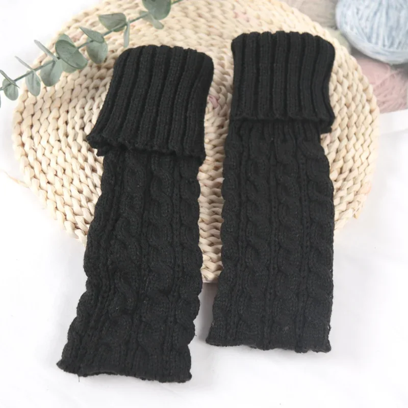 Sweet Children Leg Warmers Lolitas Twist Knitted Socks Korean Baby Girls Warm Foot Cover Guards Elastic Versatile Elephant Socks
