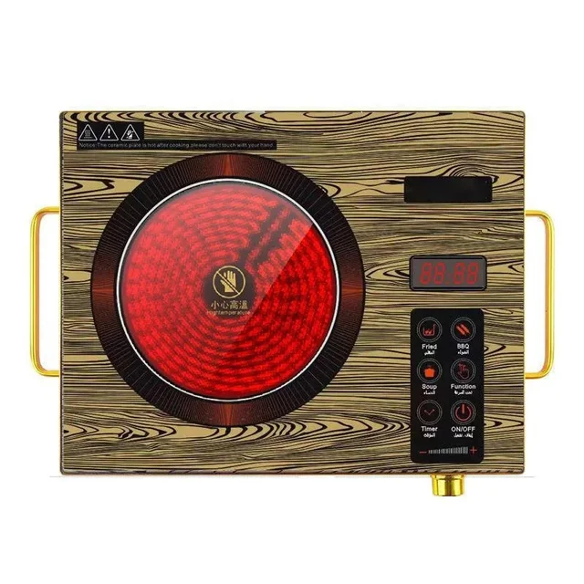 220V 2200W Home High-power Electric Pottery Stove Cooking Induction Cooker Multifunctional Intelligent Electric Furnace