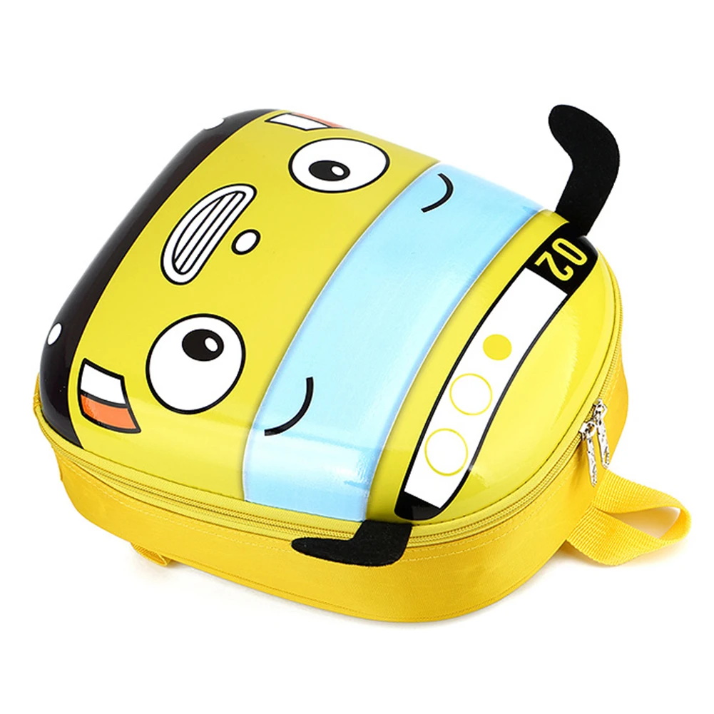 3D Cartoon Bus Toddler Backpack Cute Kindergarten School Bookbag Small School Backpack for Boys Girls Go for An Outing
