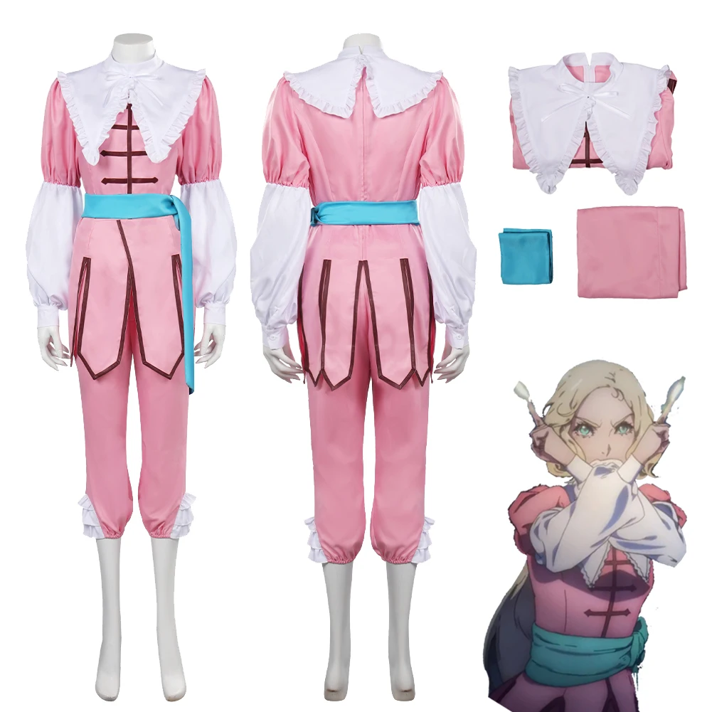 

Anime Castlevania Julia Belmont Cosplay Women Disguise Costume Top Pants Outfits Adult Girls Halloween Carnival Roleplay Suit