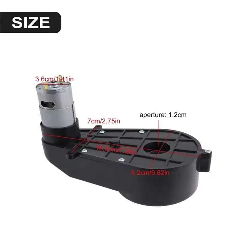 Q2-2PCS 전기 기어박스 RS555 24V 40000RPM 어린이 자동차용 교체품 휴대용 자동차 바퀴 기어박스 고속 모터