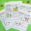 26 Pages ABC Letter Alphabet  Homework Activities Passages kid workbook practice Handwriting Practice Book for kid Preschoolers 1