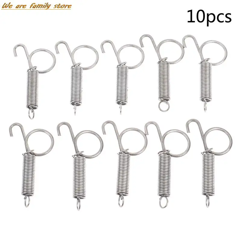 10Pcs Multipurpose Spring Lock Animal Pet Cage Latches Lock Spring