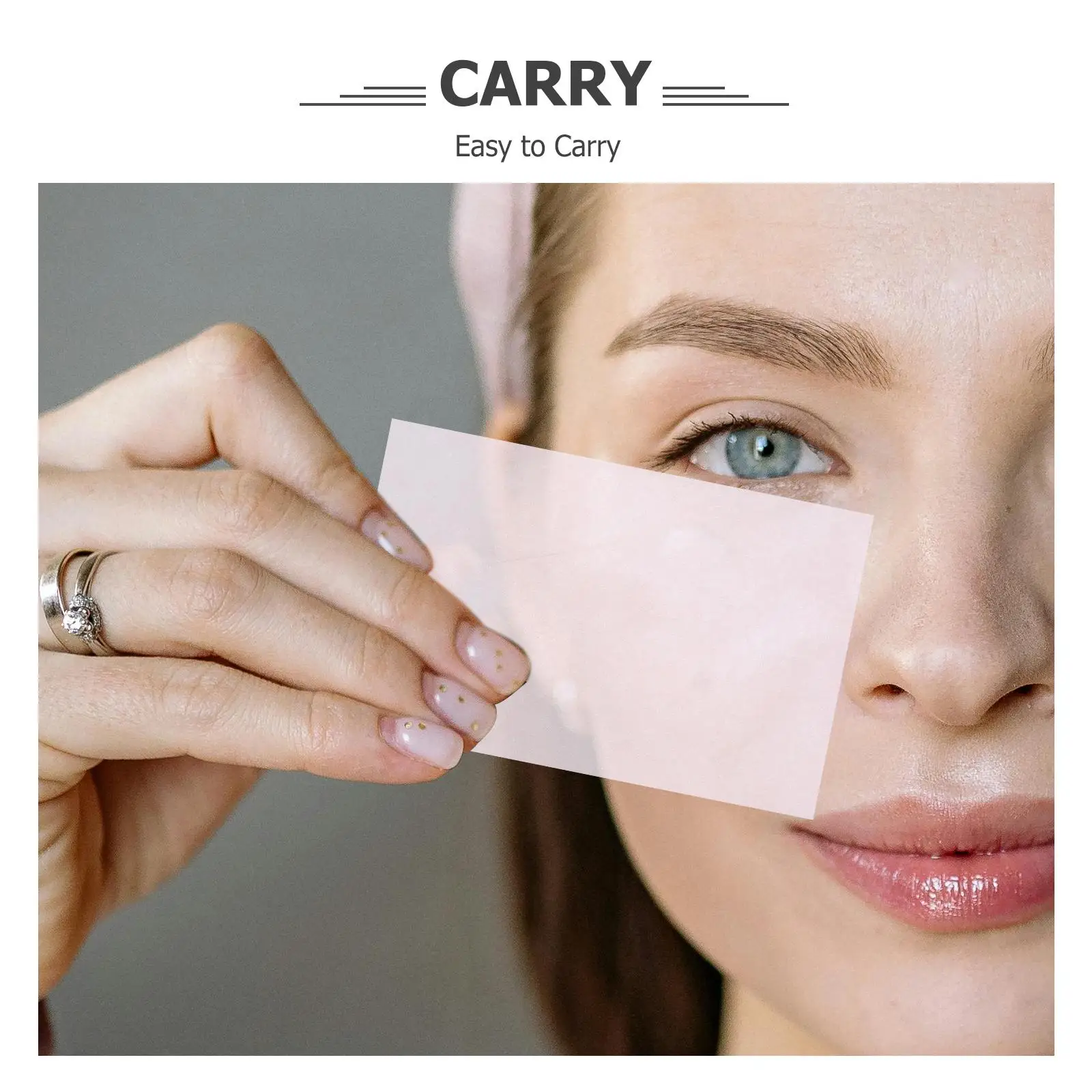 300 Pcs Oil Blotting Paper Facial Tissues Papers for Face Clean Absorbent Pads Control Blotters Removing