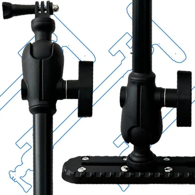 방수 카메라 마운트 해양 보트 카메라 마운트 마운트 브래킷 수상 스포츠 설치 R3ME