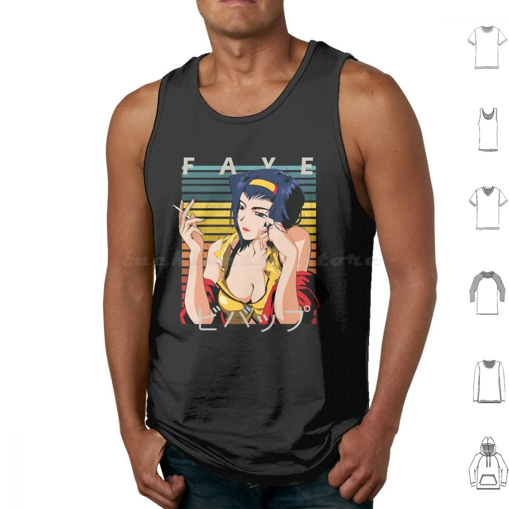 Cowboy Bebop Faye Vintage Retro Canotte Gilet Senza Maniche Cowboy Bebop See You Space Cowboy Cowboy Bebop Personaggi Cowboy