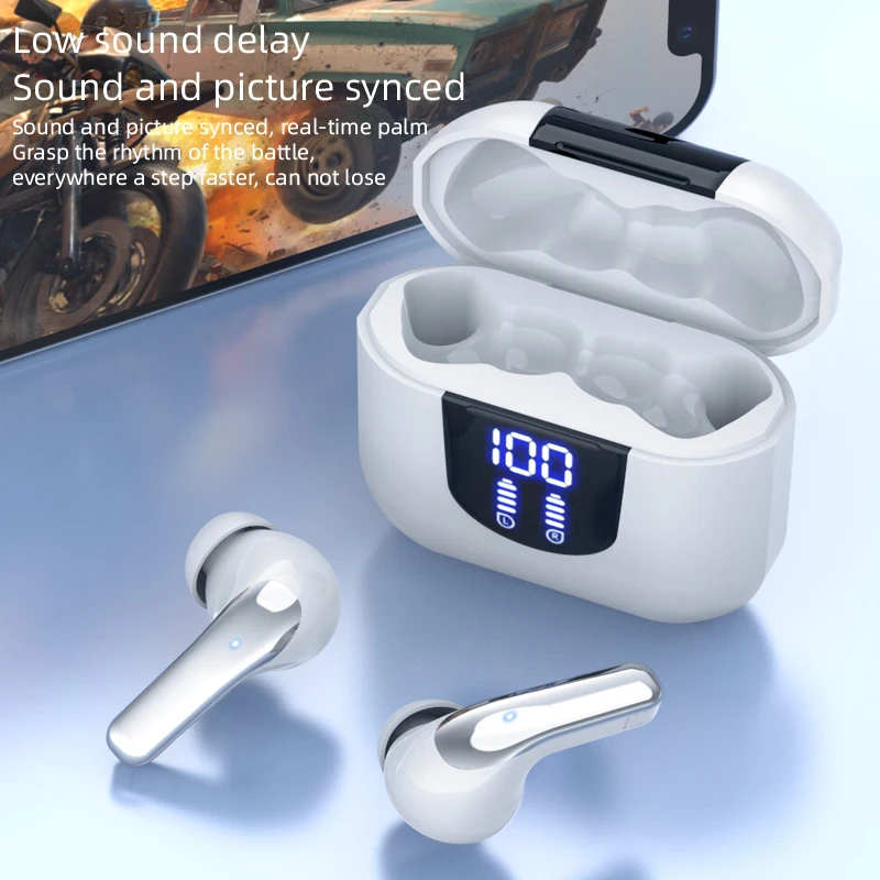 Premium Bluetooth In-Ear Wireless Earbuds – HiFi Stereo Sound with Noise Reduction & Digital Display