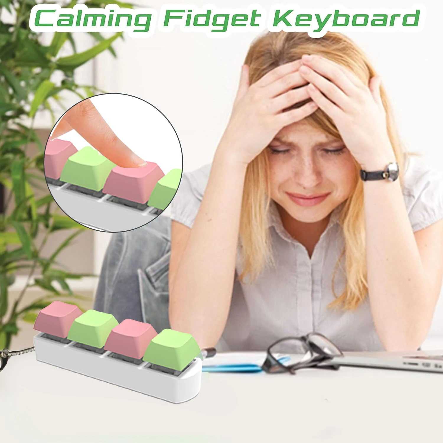 4 Keys Mechanical Keyboard Fidget Toy