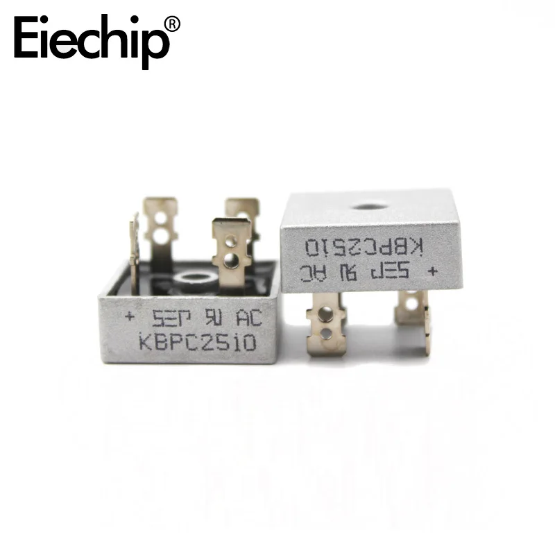 Diode bridge rectifier 2PCS KBPC2510 KBPC3510 1000V 25A 35A electronic silicon