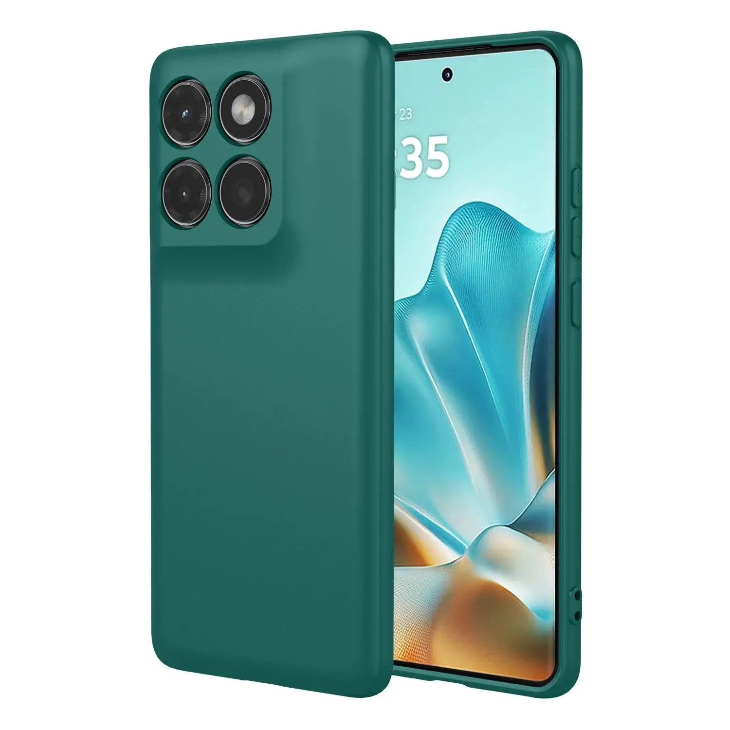 Flexible Liquid Silicone TPU Phone Case Back Cover - Edge70 Series