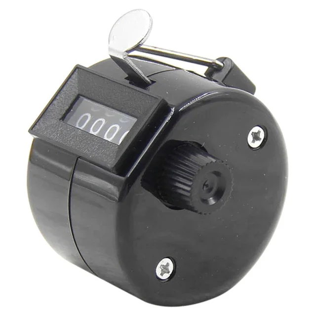 Handheld 4 Digital Tally Counter Mechanical Manual Palm Clicker Number thumbnail 3