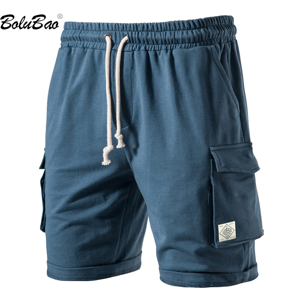 

BOLUBAO 2023 Outdoor Casual Shorts For Men Large Pocket Drawstring Sslim Pants High Quality Design Hot Shorts For Men