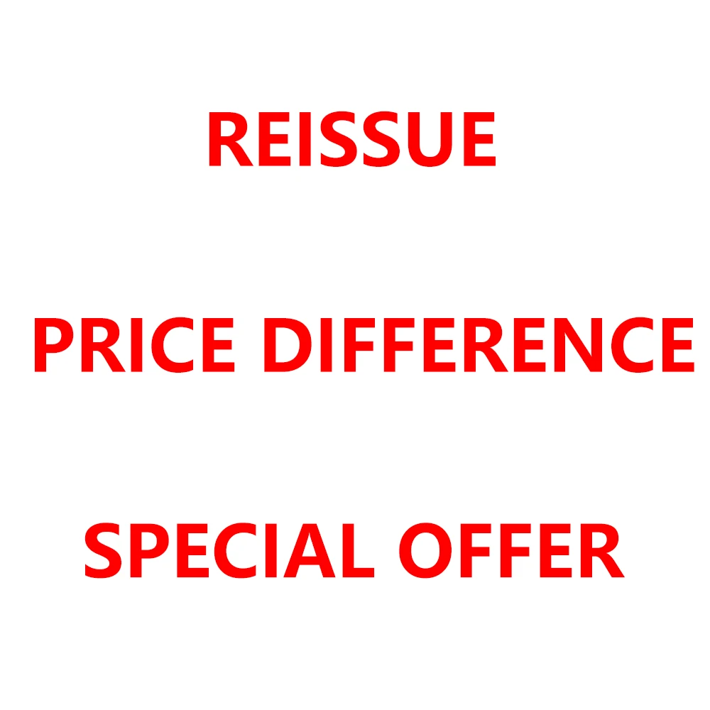 

Reissue / Price difference / Special offer