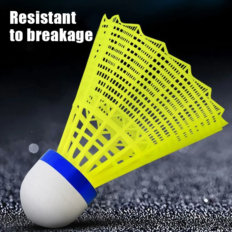 1PCS Nylon Badminton Shuttlecocks with Great Stability Durability Indoor Outdoor Sports Training Balls