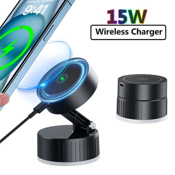 15W Fast Wireless Magnetic Charger Car