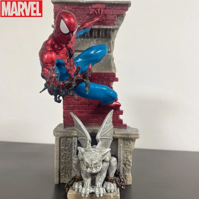 

Marvel Hero Expedition Handmade figure DXG Spider Man Model Gk Spider Man Statue Avengers Alliance Desktop Decoration Gift