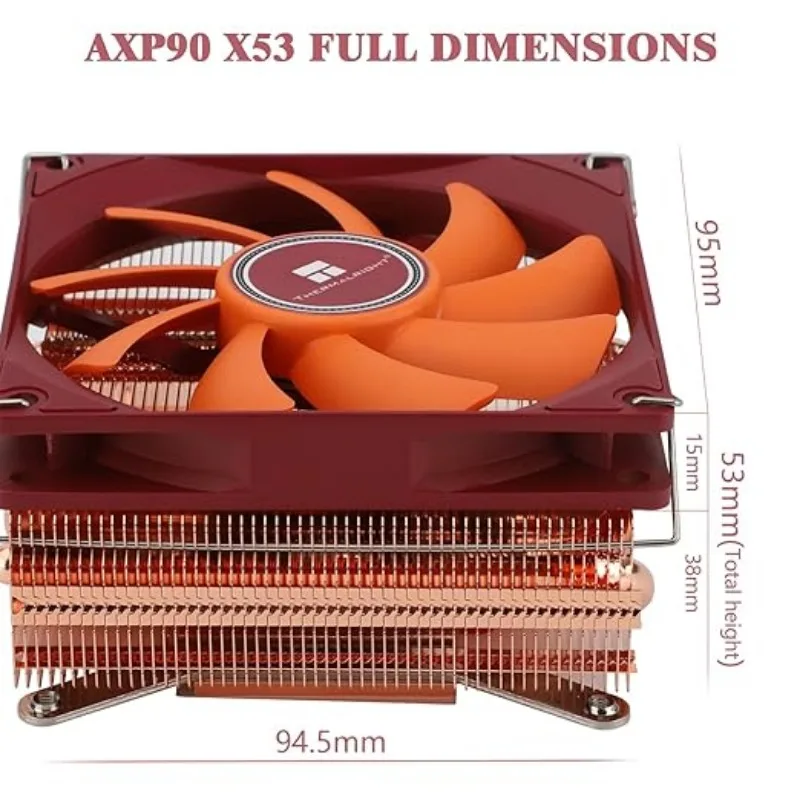 Thermalright AXP90-X53 FULL All Copper Low Profile CPU Air Cooler