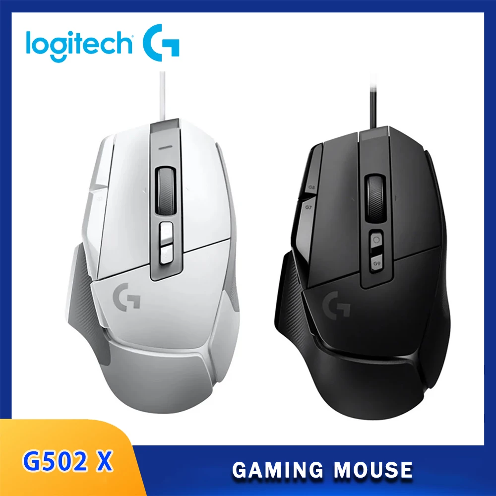 Logitech G502 X LIGHTSPEED Wireless/G502X PLUS Gaming MouseNew  Optical-Mechanical Hybrid Micro Motion HERO Wireless Gaming Mouse
