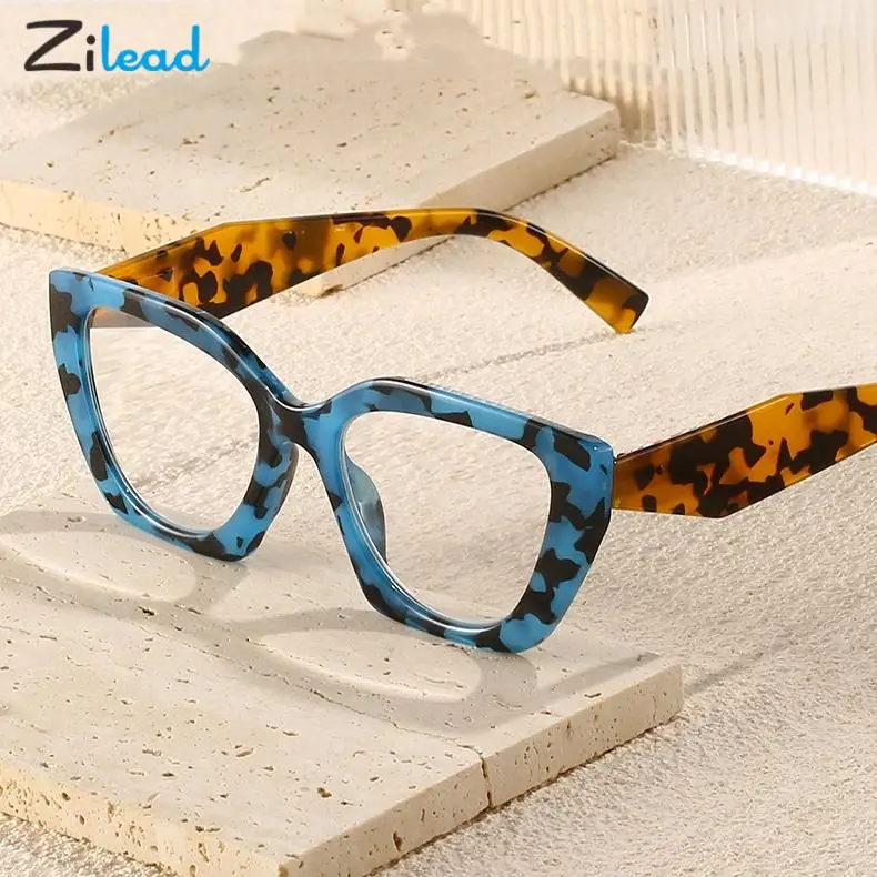 

Zilead New Cat Eye Reading Glasses Women Fashion Irregular Shaped Color Frame Presbyopia Optical Eyewear Hyperopia Eyeglasses