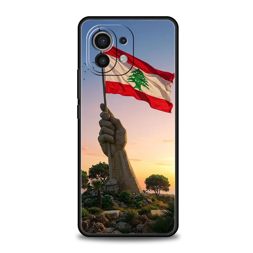 Beirut Lebanon Flag Soft Phone Case Cover
